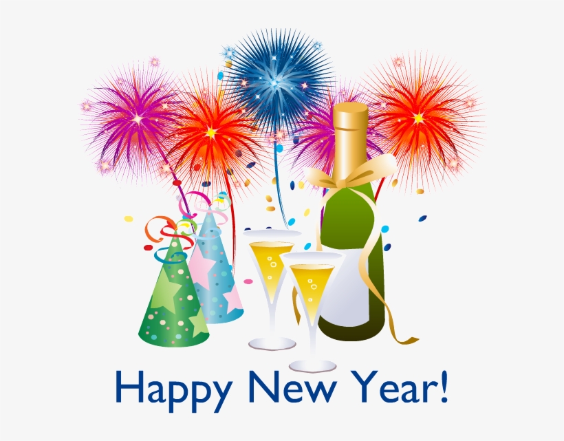 Happy New Year Png - Clip Art New Years Eve 2018, transparent png #4800080