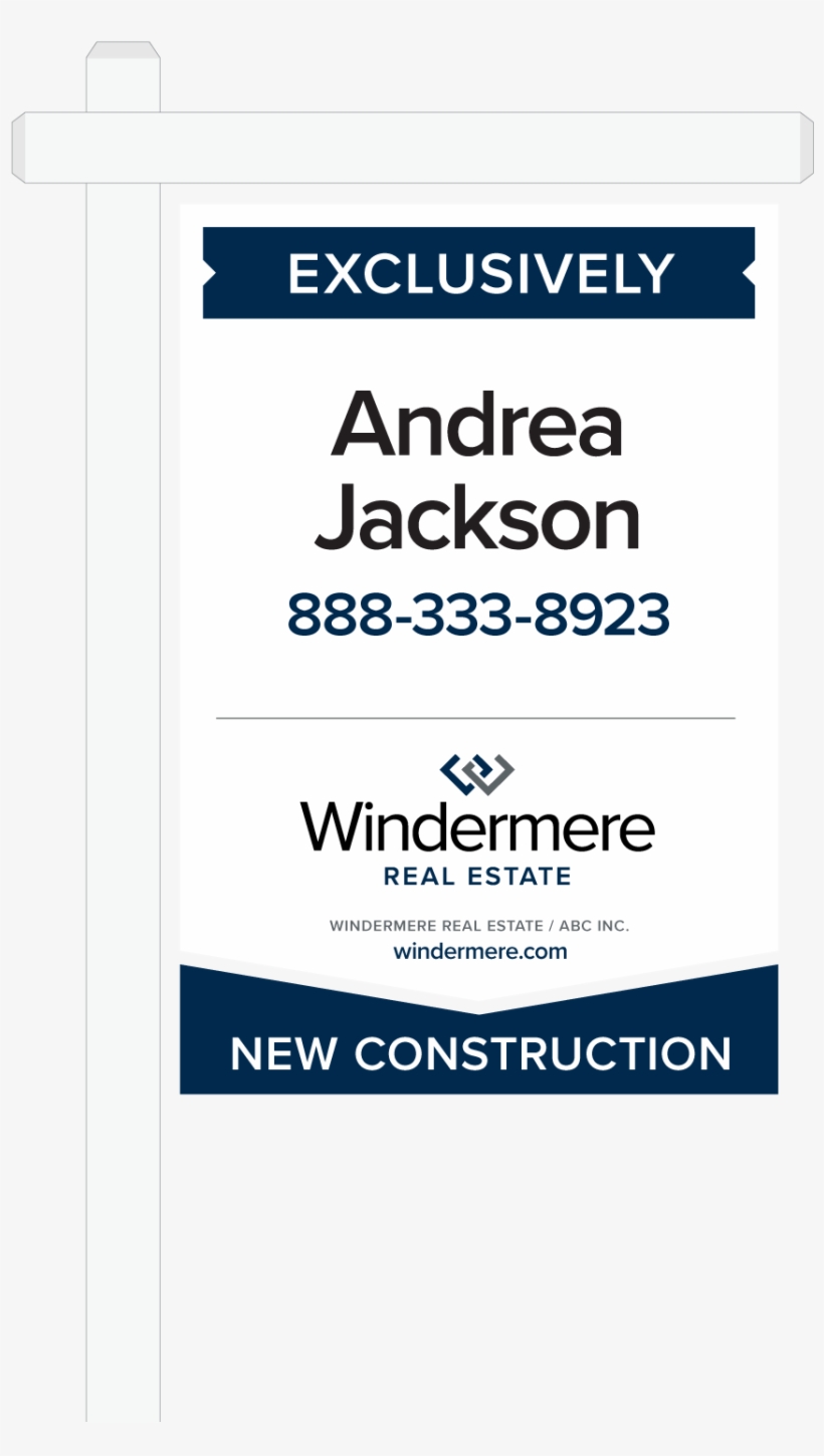 Sign Windermere Real Estate - Windermere For Sale Sign, transparent png #4800677