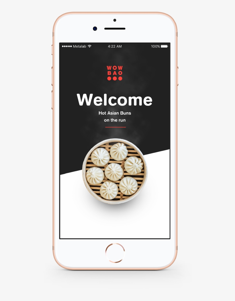 Mobile Phone Displaying Wow Bao App - Wow Bao, transparent png #4800750