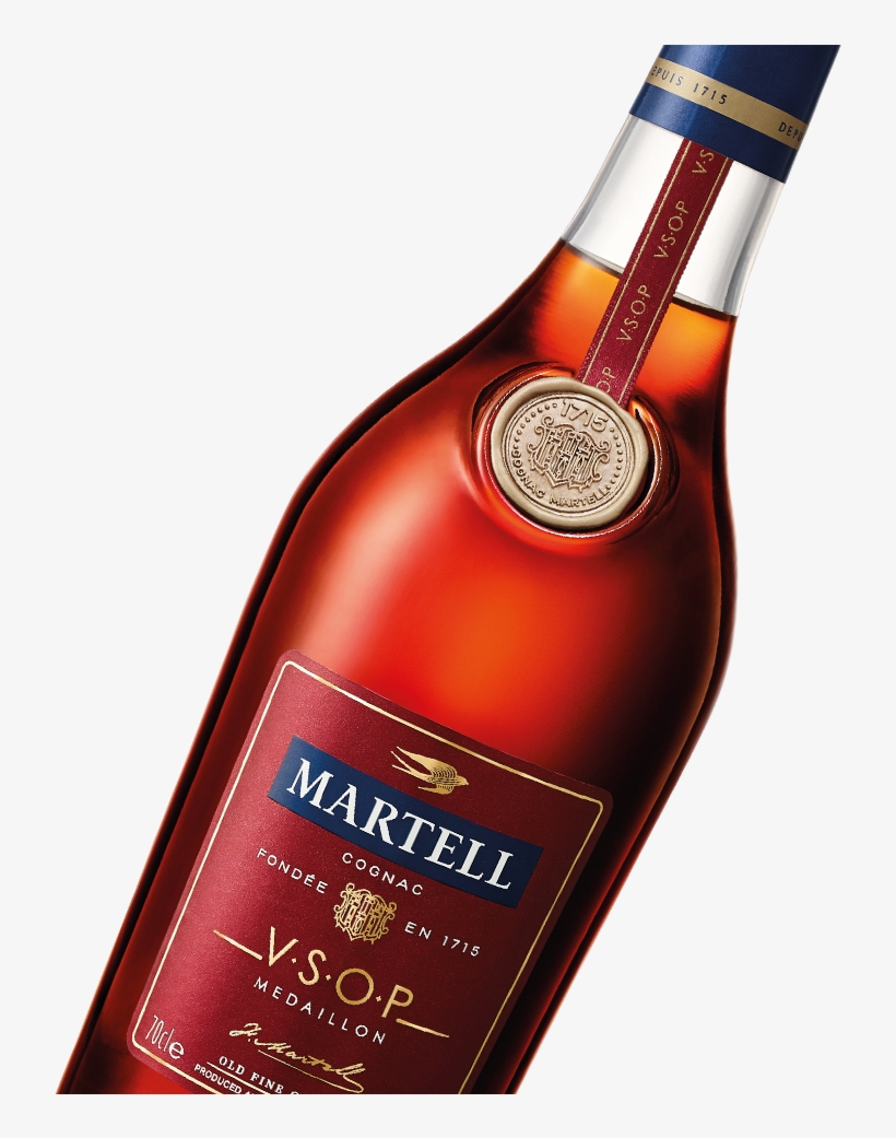 Martell Cognac Vsop Medallion Bottle - Martel Vsop 70cl, transparent png #4801237