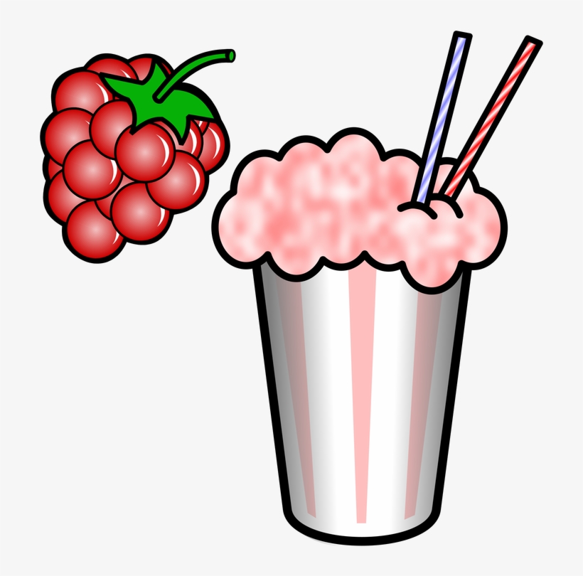 Milk - Banana Milkshake Clipart, transparent png #4801380