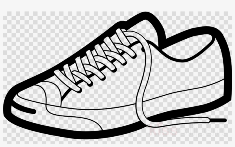 Cartoon Tennis Shoe Clipart Sports Shoes Clip Art - Shoes Vector Png, transparent png #4802145