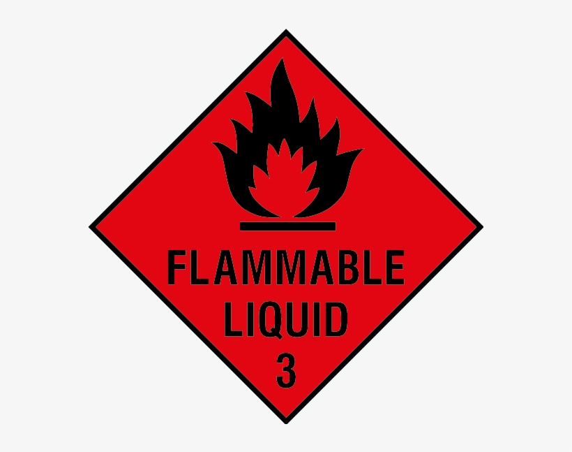 Flammable Liquid Sign - Dangerous Goods Stickers Australia, transparent png #4803909