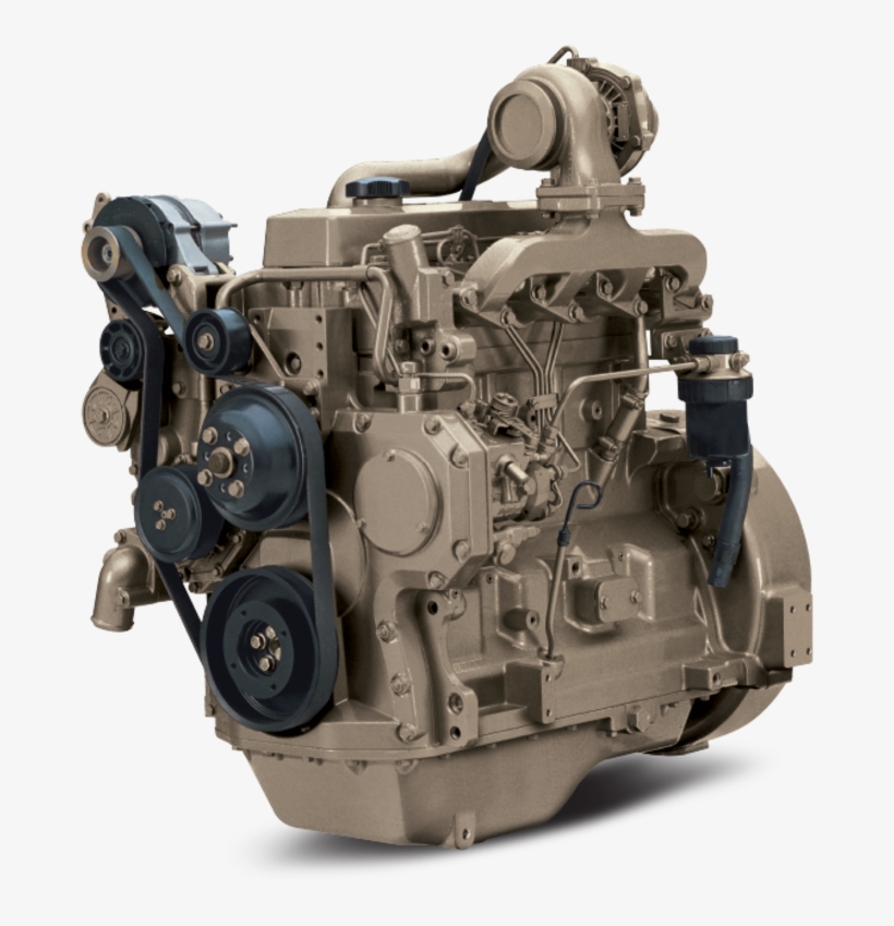 5l Industrial Diesel Engine - Motor John Deere 4045tf150, transparent png #4804245