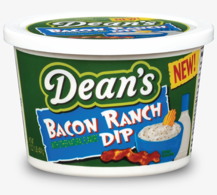 Dean's Dip - Bacon Ranch - Deans Bacon Ranch Dip, transparent png #4804708