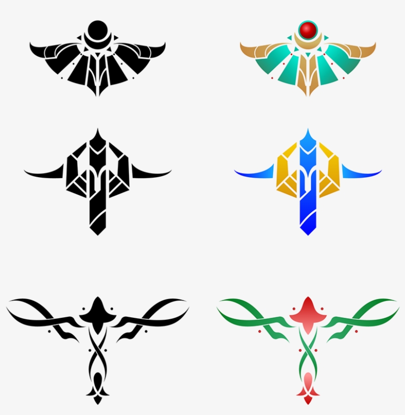 Female Chest Tattoo Pieces - Emblem, transparent png #4804997