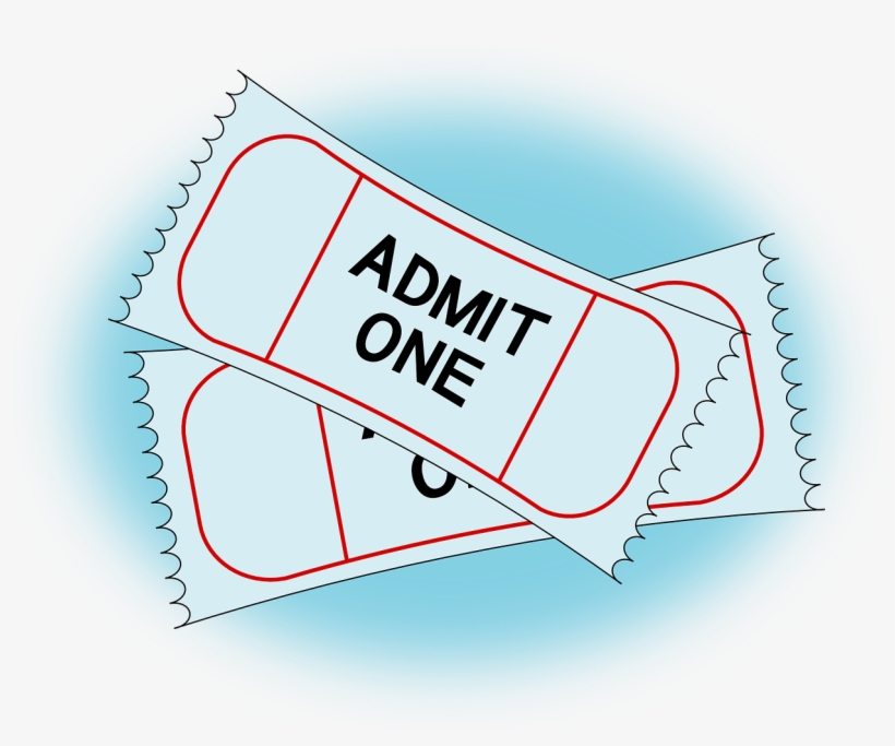 Movie Ticket Clip Art, transparent png #4805304