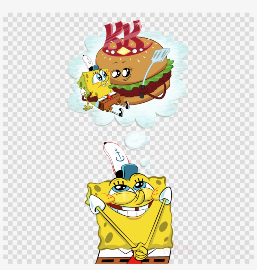 Krabby Patty Queen Clipart Mr - Krusty Krab, transparent png #4805585