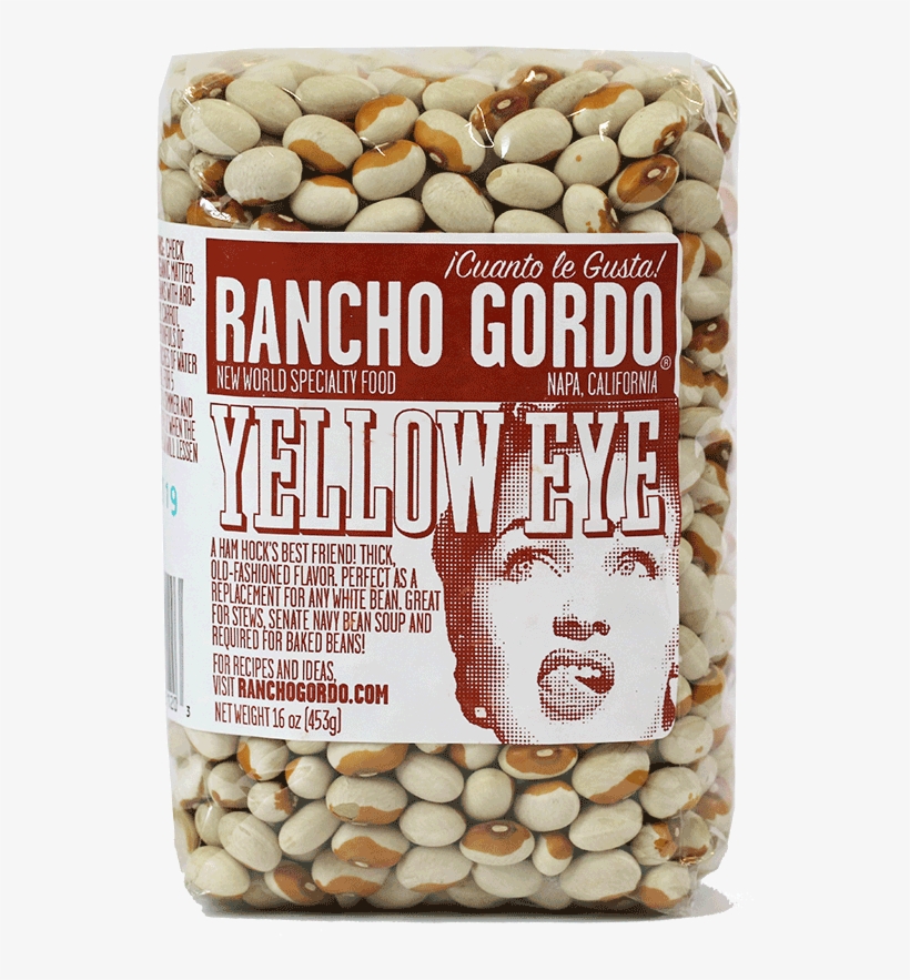 Yellow Eye Bean, 1 Lb - Rancho Gordo Heirloom Bean Sampler, 5 Lbs, transparent png #4806120