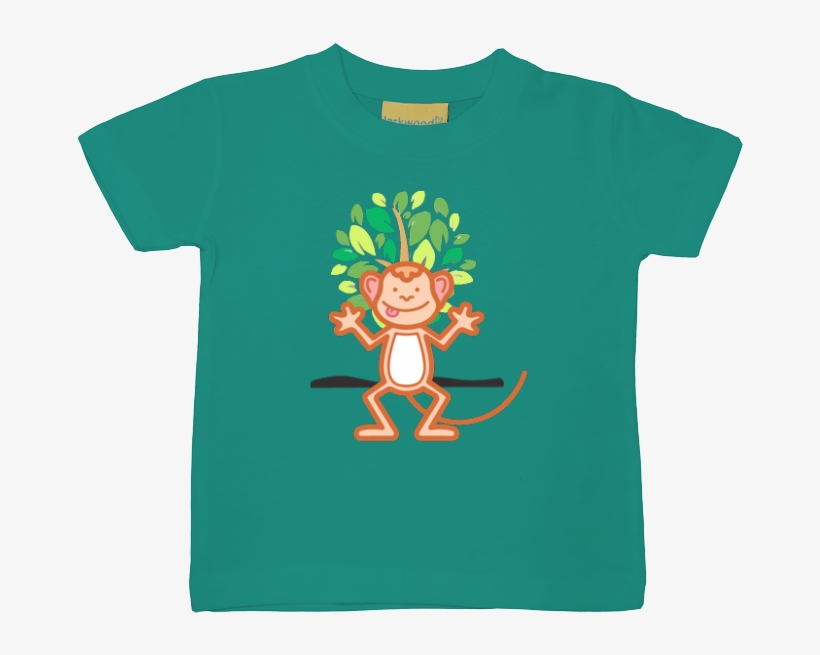 Funny Monkey Baby T-shirt - Infant, transparent png #4808299