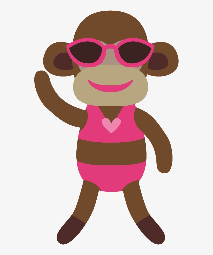 Praia E Piscina - Funny Animal Clip Art, transparent png #4808802