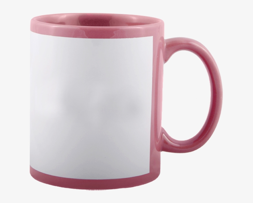 Pink Patch Mug - Coffee Cup, transparent png #4809558