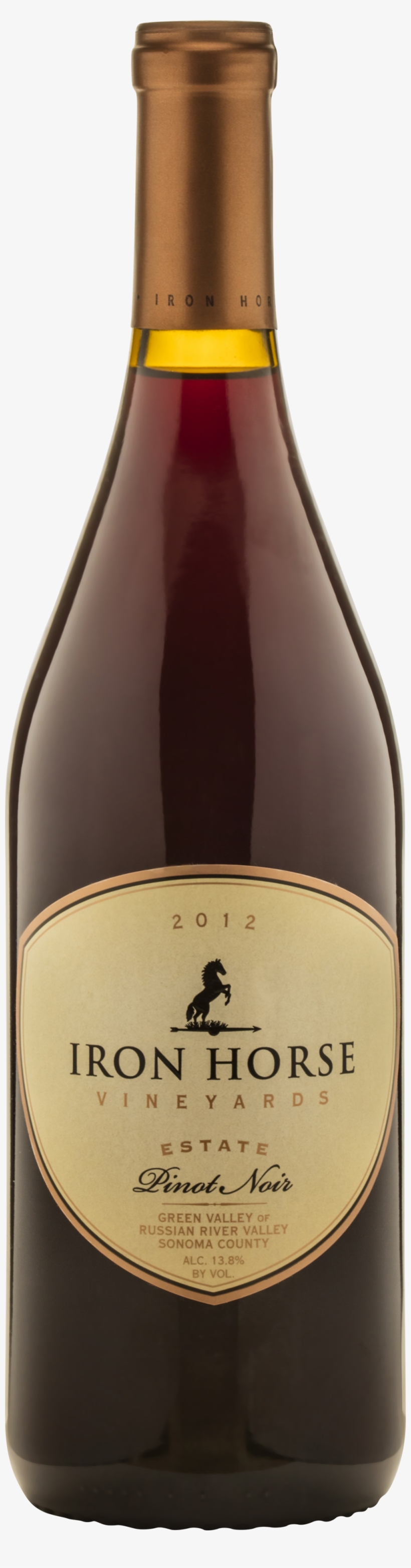 2012 Estate Pinot Noir Png - Iron Horse Vineyards, transparent png #4809567