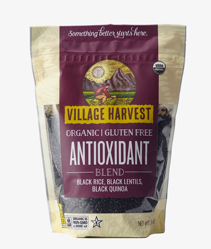 Organic Antioxidant Blend - Village Harvest 16 Oz. Organic Quinoa, White, transparent png #4810068