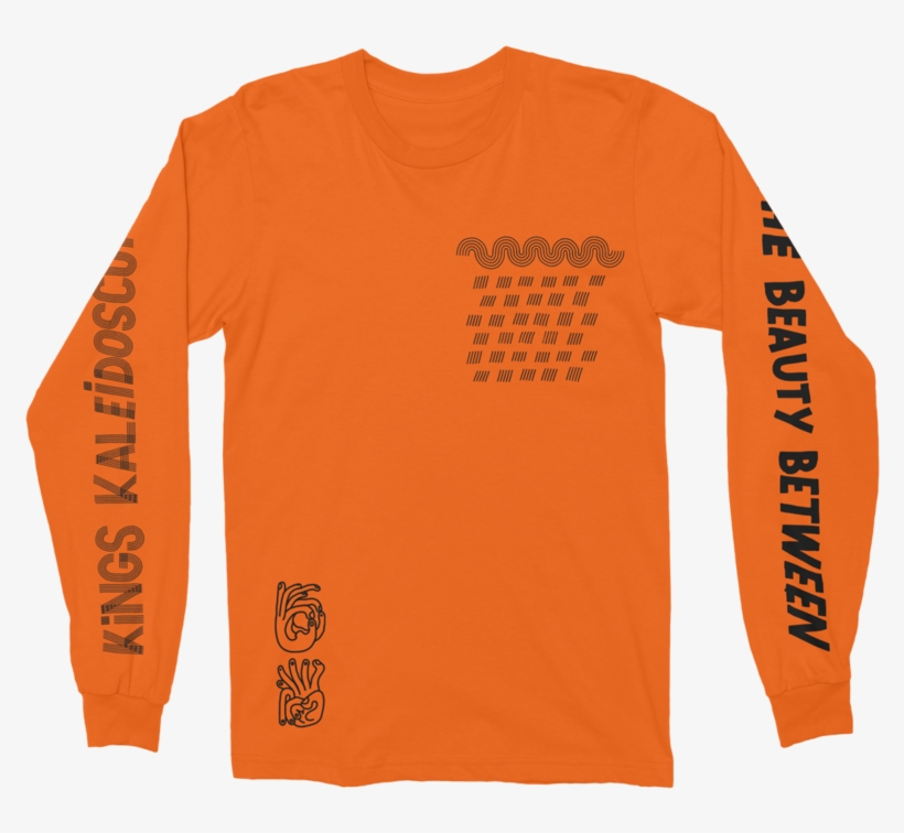 Orange Longsleeve Front, transparent png #4811722