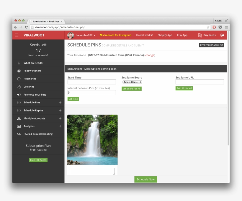 Formerly Called Pinwoot , Viralwoot Offers Several - Wallmonkeys Wall Decals Wallmonkeys Blue Waterfall, transparent png #4811729