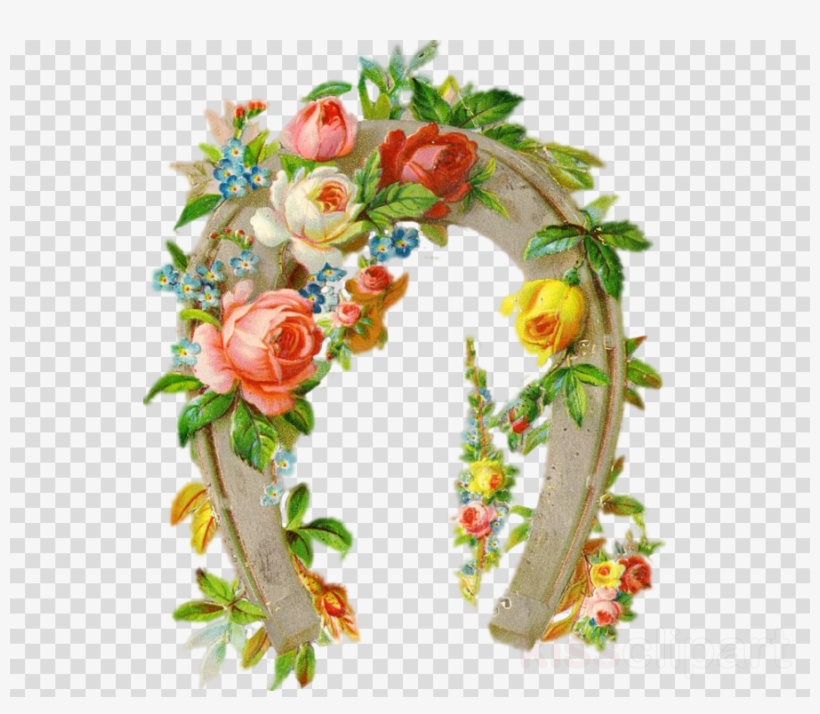 Download Photograph Clipart Floral Design Flower Wreath - Garden Roses, transparent png #4813567