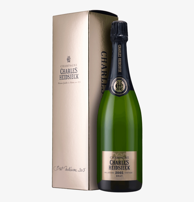 Champagne Charles Heidsieck Brut Vintage 2005 - Charles Heidsieck, transparent png #4814425