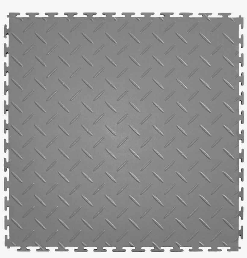 Diamond Plate Dark Gray / L'obscurité Grise / Gris - Floor Tiles For Shops, transparent png #4814629
