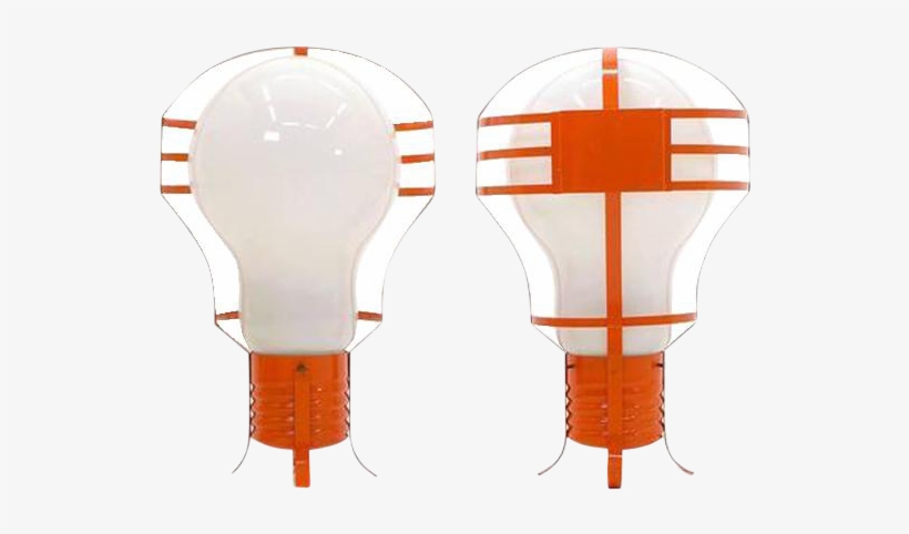 Luxury Pair Of Oversized Pop Art Mod Light Bulb Table - Incandescent Light Bulb, transparent png #4814837