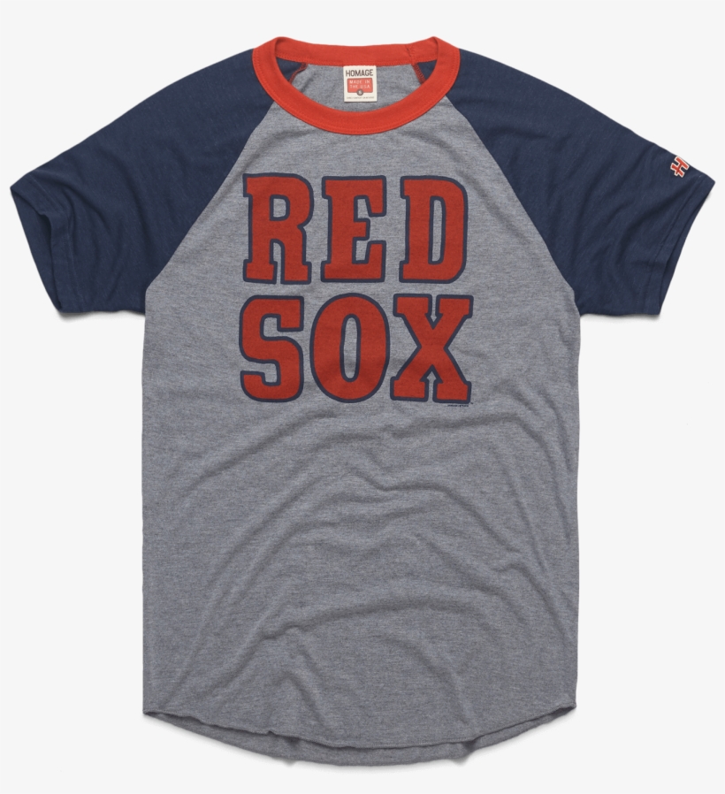 Block Red Sox Baseball T Shirt 01010512050 Grey Navy - Baseball, transparent png #4815009