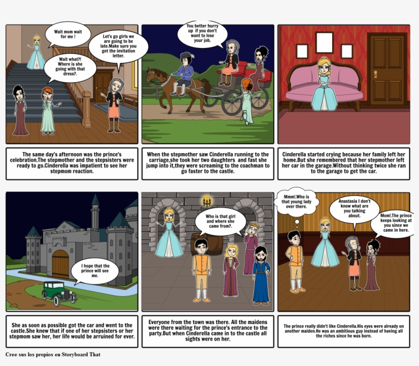 Cinderella - Cartoon, transparent png #4815942