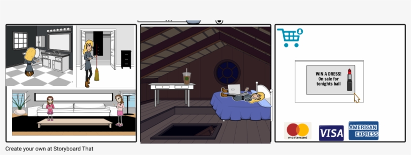 Cinderella - Cartoon, transparent png #4816148