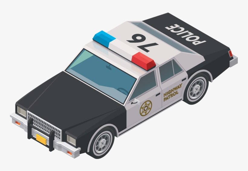 Police Car, transparent png #4816554