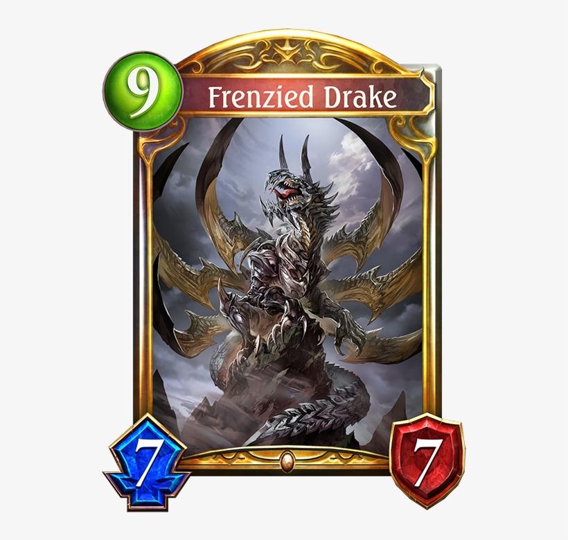 Unevolved Frenzied Drake Evolved Frenzied Drake - Shadowverse Onion, transparent png #4816749