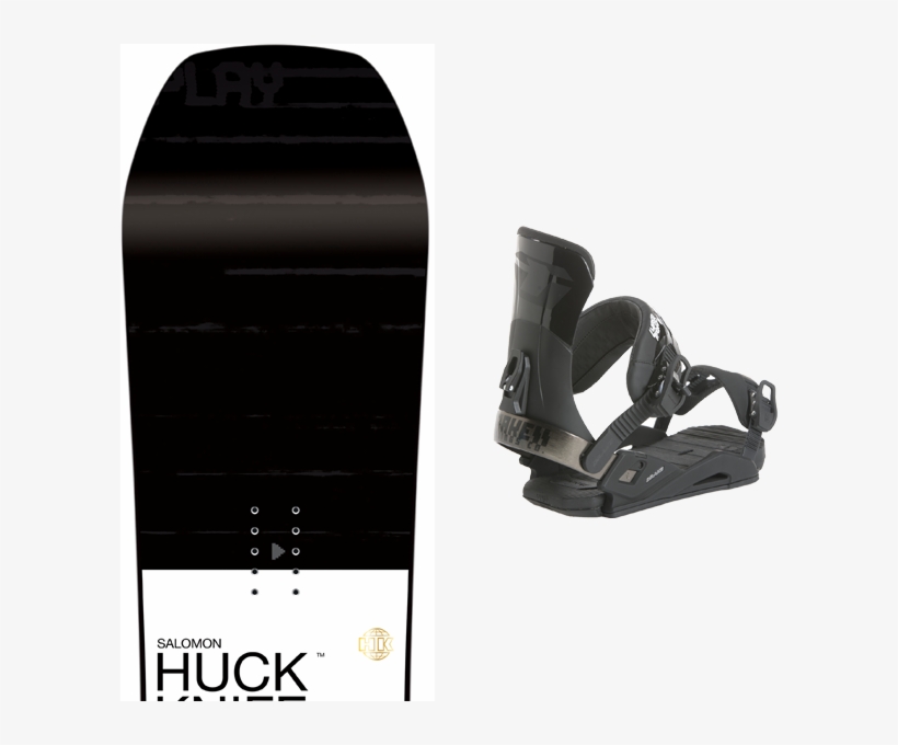 Salomon Huck Knife 2018 Drake Super Sport Black - 2018 Men's Huck Knife Snowboard, transparent png #4817531