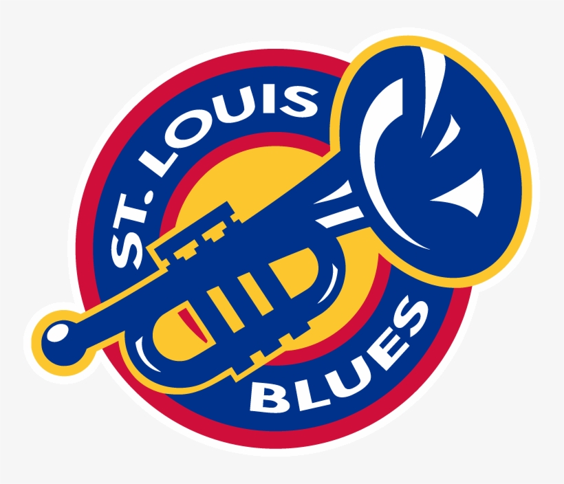 Louis Blues - Old St Louis Blues Logo, transparent png #4818840