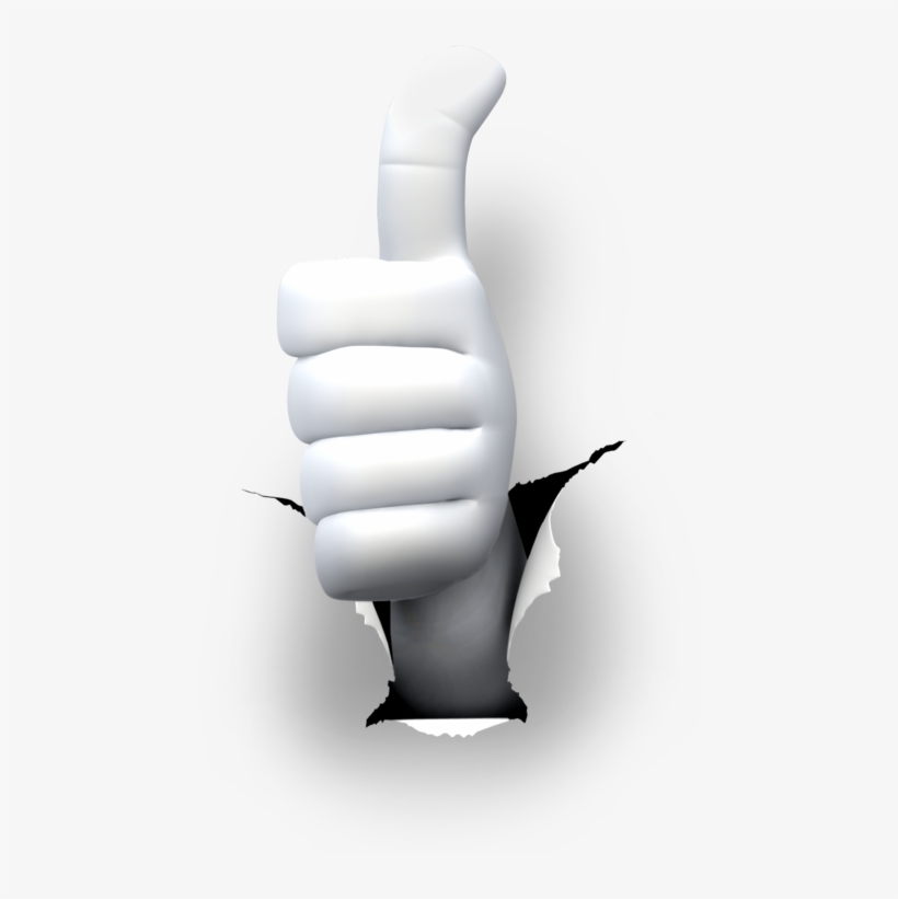 Thumbs Up Hole Png Transparent, transparent png #4819076