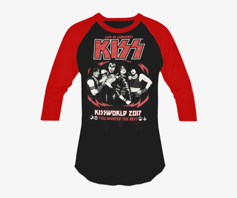 Kissworld You Wanted The Best Raglan - Kiss Band Germany Logo, transparent png #4819339