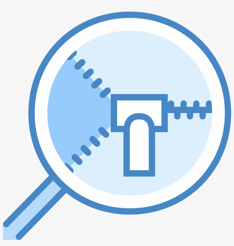 Zipper Details Icon - Icon, transparent png #4819340