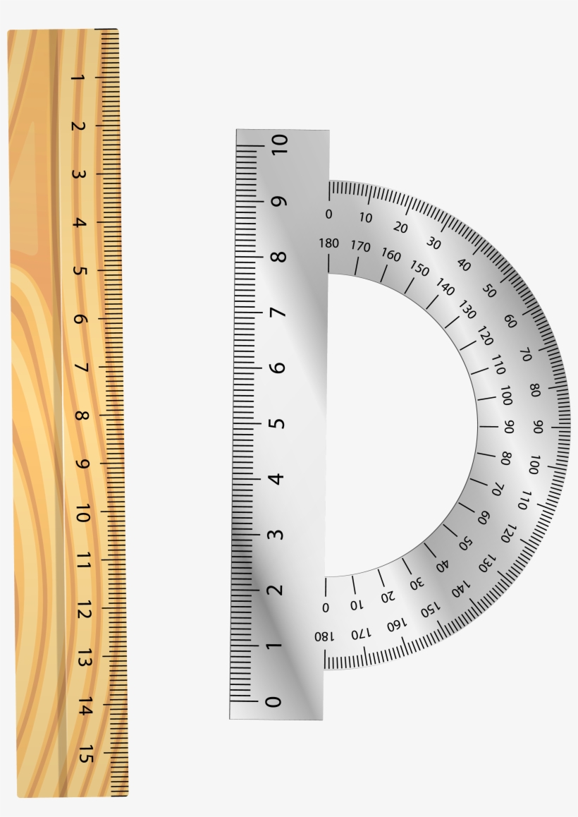 Ruler Png Image With Transparent Background - Protractor And Ruler Png, transparent png #4819577