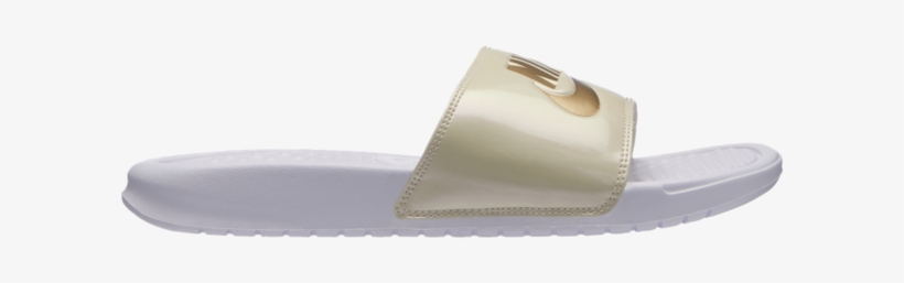 Nike Women's Benassi Slide 'just Do It / White - Nike, transparent png #4819922