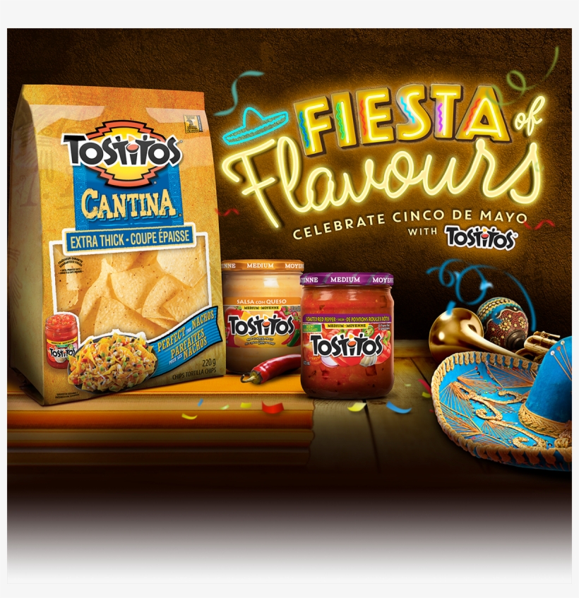 Cinco De Mayo With Tostitos - Tostitos Cantina Extra Thick Tortilla Chips, transparent png #4820225