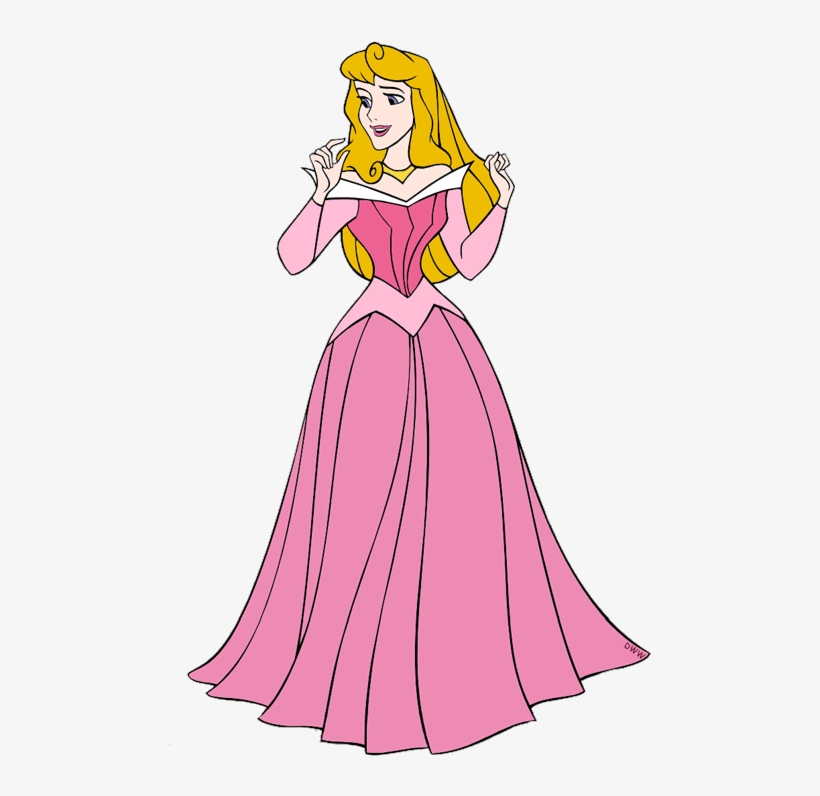 Dress Clipart Princess Aurora - Princess Aurora Clip Art, transparent png #4820558