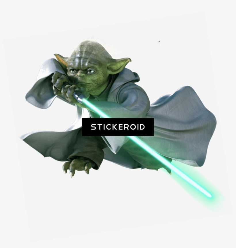 Yoda Flying - Yoda Star Wars Png, transparent png #4821305