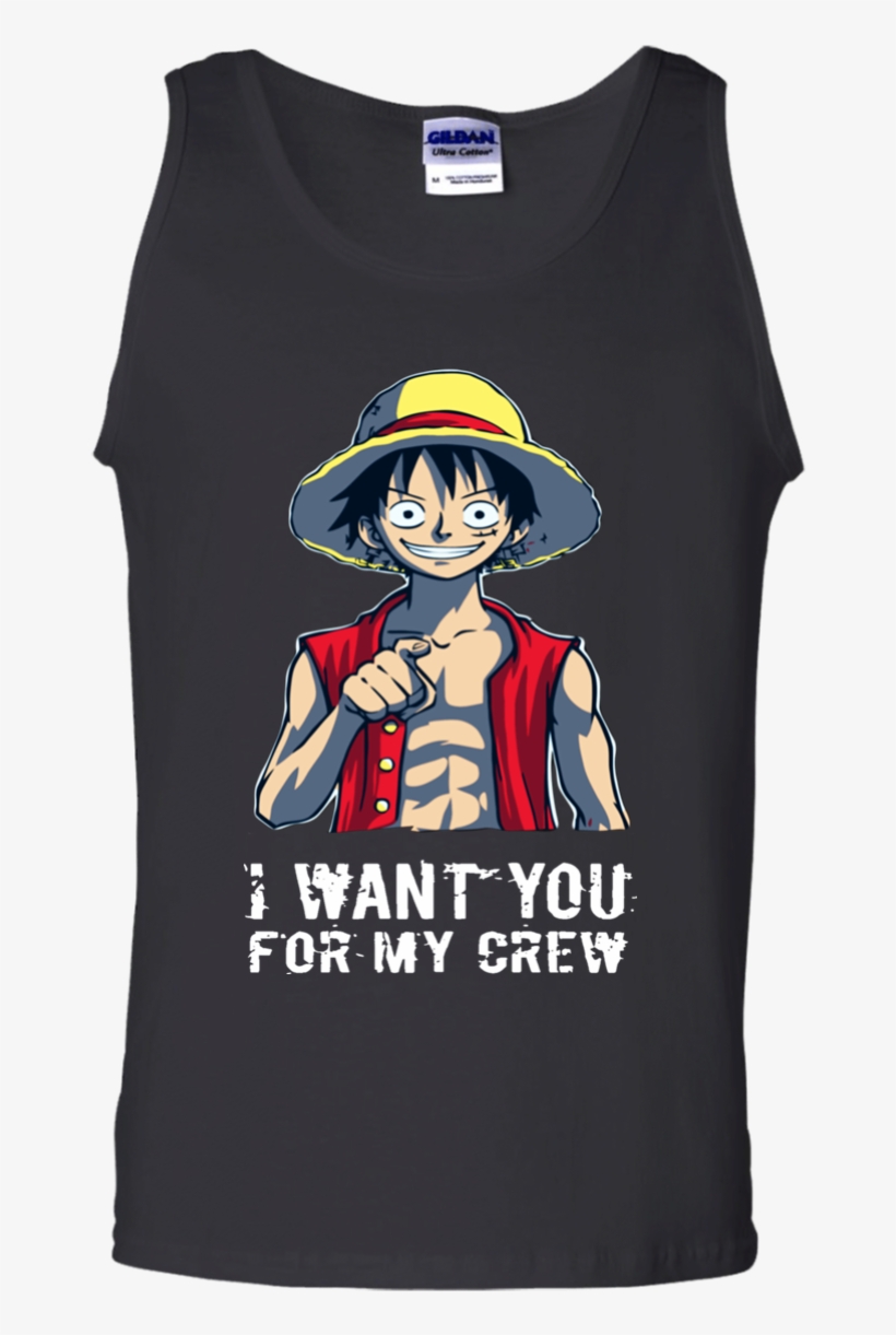 I Want You For My Crew One Piece Luffy Tank Top - Help More Bees Plant More Trees, transparent png #4821998