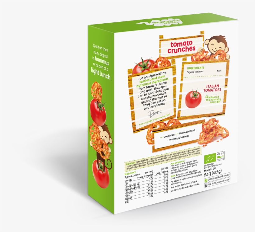 Little Freddie Organic Apple Crunches With Cinnamon, transparent png #4822175