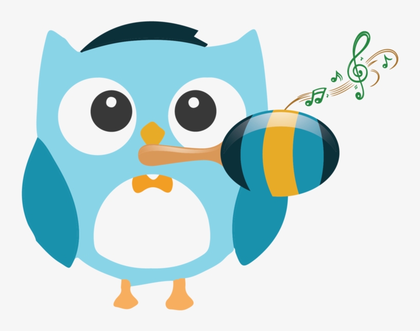 Toddlers- Owl With Maraca - School, transparent png #4822918