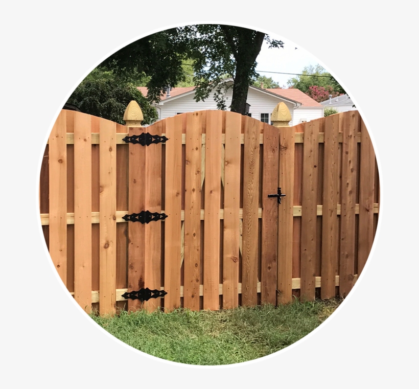 Hurricane Fence Wood Gate - Gate, transparent png #4823074