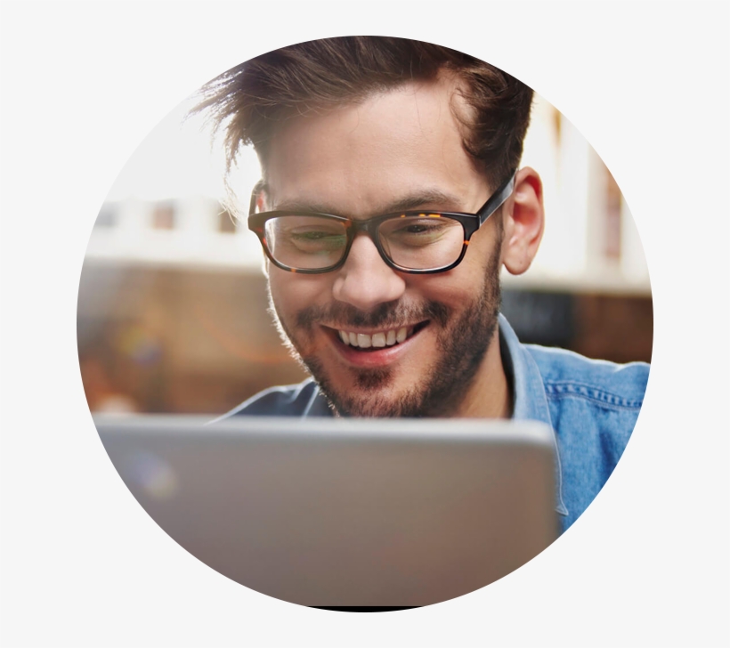 Contact Customer Support For Help With Implementing - Pessoa No Computador, transparent png #4823075