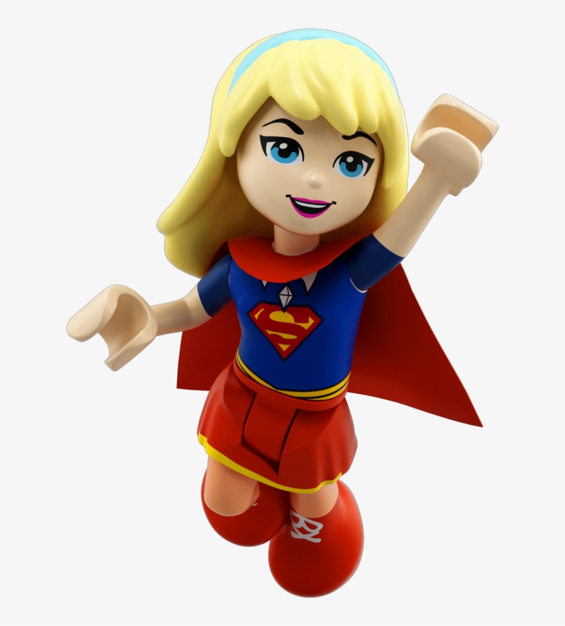 Lego Supergirl Png Banner Black And White - Lego Dc Superhero Girls Supergirl, transparent png #4823664