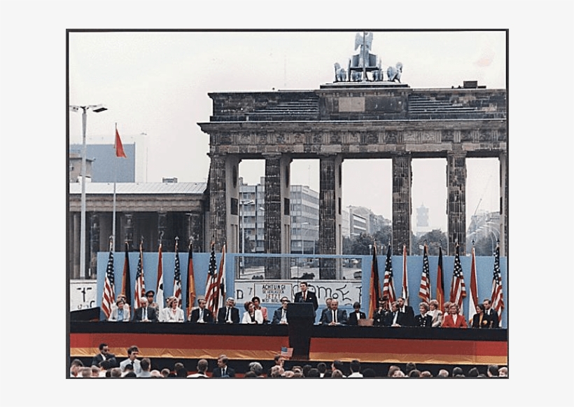Reagan Brandenburg Gate - Brandenburg Gate, transparent png #4823734