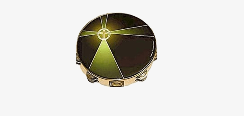 Ta911016 - Tambourine With A Cross, transparent png #4823897
