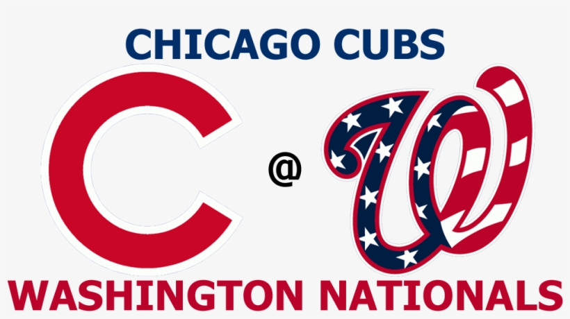 203kib, 1000x500, Cubs @ Nationals - Washington Nationals Stars And Stripes Logo, transparent png #4825207