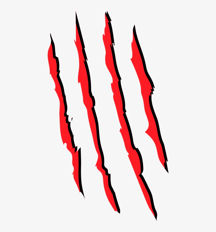 Claw Marks Transparent - Наклейки На Авто Царапины, transparent png #4825408