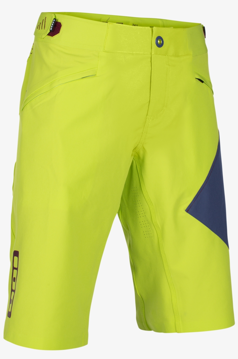 47702-5710 9 - Ion Lime Punch 2017 Scrub Amp Mtb-shorts, transparent png #4825445